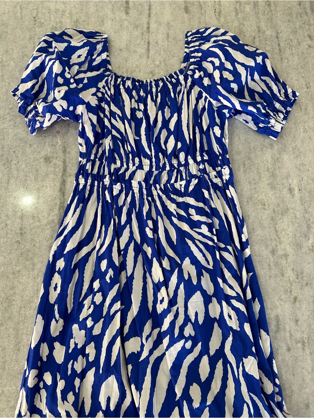 Indigo Rose Blue Dress Size L